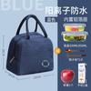 Lancheira Isolamento Bolsa Retangular Bento Bolsa Folha de Alumínio Engrossada para Estudantes de Escritório Lancheira Impermeável com Refeição