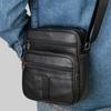 Bolsa Transversal Masculina Marant em Couro Genuíno, Estilo Vertical, Couro Bovino de Camada Superior, Bolsa de Ombro Único Masculina, Moderna, Em Conformidade com Regulamentos Europeus, Customização Transfronteiriça