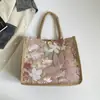 Bolso de Mano Bordado con Lentejuelas 2026 Nuevo Modelo Bolso Tote de Alta Gama para Mujer Bolso Grande de Moda Bordado