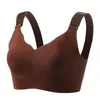 Tila Ultra-fina Orelha de Coelho Copo Grande Redutor de Busto Sem Costura Roupa Íntima Feminina Base Ajustável Sem Fio Novo Sutiã