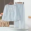 Pijama Infantil de Algodão Nuvem para Primavera e Outono Conjunto de Mangas Compridas Princesa para Meninas Mais Velhas e Bebês Roupa de Casa Pai-Filho