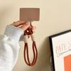 Cuerda Trenzada Corta de Color a Juego Ins para Teléfono Móvil Colgante de Cámara CCD Colgante de Mano Pulseras para Hombres y Mujeres Hebilla Doble