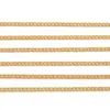 Cadena Fina Encriptada de Hierro Recubierto de Cobre Cadena de Extensión Múltiples Tamaños Hecho a Mano DIY Collar Cadena de Clavícula Cadena Joyería Accesorio Materiales