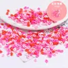 Cuentas de Colores, Granos de Azúcar, Piezas de Arcilla Blanda con Forma de Corazón de Fruta, Materiales para Pegamento Cremoso DIY, Accesorios de Joyería para Pasadores de Pelo Guka Hechos a Mano al por Mayor
