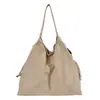 Bolso de Gamuza Retro de Gran Capacidad para Mujer 2026 Nueva Moda Simple para el Trabajo Bolso de Hombro Único Bolso de Mano Tote