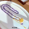 Collar de Mariposa Hecho a Mano Ni Xin Mismo Estilo de Meng Qingguo Collar en Capas de Mariposa de la Fortuna Cadena de Suéter de Lujo para Mujer