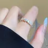 Anillo de Estrella Dulce y Sencillo para Mujer Lujo Ligero Moda Exquisito Elegante Abierto Ajustable Anillo Estilo Ins Índice Personalidad Anillo de Dedo Moderno