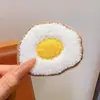 Animal de Desenho Animado Velcro Comida Bordado Fofo Grampo de Cabelo Sem Costura Infantil para Arrumar o Cabelo da Testa Acessórios de Cabelo para Meninas Piranha