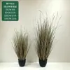Planta en Maceta de Hierba de Zorro Artificial Transfronteriza, Hierba de Carrizo de Punta Fina, Césped Artificial, Decoración de Planta Verde para Sala de Estar, Paisajismo de Interiores