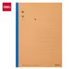 Deli WB540-A Caderno de Encadernação Sem Fio Niudun Bloco de Notas de Trabalho Literário Simples Dia do Estudante