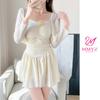 Traje de Baño Xianyi Blusa de Mujer Una Pieza Sexy Conservador Tirantes Cubre Vientre Adelgazante Cintura Alta Vacaciones de Primavera Caliente Traje de Baño de Alta Gama