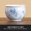 Taza de Té Taza de Té de Capullo de Margarita Azul del Fabricante Taza Maestra de Cerámica Taza Individual Taza de Té Personal Taza de Té de Lujo Ligero Tamaño Grande