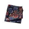 Lenço de Bolso Floral Estilo Hong Kong Retrô Lenço para Terno de Negócios Masculino Transfronteiriço Acessórios de Vestido Estilo Coreano Quadrado de Peito Quadrado Pequeno