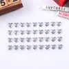 En stock al por mayor 36 coloridos Corazón de durazno Diamante pegatinas carcasa de teléfono móvil arte de uñas material decorativo hecho a mano Parche de resina