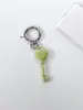 Colgante de Cabeza de Llave Igual de Blogger Ins Coreano Candado de Corazón Dorado Llavero Colgante de Bolsa Llavero de Pareja