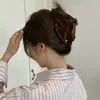 Pinza de Satín de Gama Alta para Cabello, Pinza Versátil de Color Sólido Simple Estilo Francés, Pinza de Tiburón Grande para Peinados Recogidos