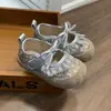 Zapatos Nuevos de Otoño 2026 para Niñas que Empiezan a Caminar, Lindos Zapatos de Princesa con Pequeñas Flores Cómodos para Bebés, Zapatos Cerrados con Suela Suave para Niñas
