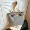 Bolso de Lona Transfronterizo de Moda Nuevo Bolso de Hombro para Mujer Bolso de Mano Versátil Bolso Tote para el Trabajo Bolso de Hombro Casual