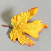 Folha de bordo de peça única folha de árvore falsa cor de outono amarelo vermelho galho de árvore falsa folha de árvore falsa cerimônia de casamento cobertura de piso de casamento folhas mortas folhas caídas
