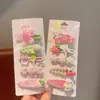 Pinzas para el pelo de gato para niñas Pinzas para el pelo de conejito rosa Pinzas para el pelo suelto de niñas Pinzas BB Pinzas para flequillo lateral Accesorios para el pelo