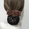 Accesorios para el cabello de tela estilo coreano hilo de seda japonés y coreano bolsillo de malla simple flor para la cabeza clip superior accesorios para el cabello pasador de alta gama joyería de temperamento maternal