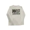 Y2K moda callejera retro americano Harajuku subcultura minimalista punk europeo y americano de pared de moda casual camiseta de manga larga
