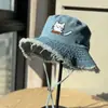 Nuevo Sombrero de Pescador de Mezclilla con Dibujos de Gato para Primavera y Verano para Mujer, Sombrero Versátil con Protección Solar para Uso al Aire Libre, Nuevo Modelo 2026 para Parejas