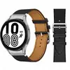 Adequado para Samsung Galaxy Watch 6 Classic Watch Pulseira de Couro Genuíno Watch5/4 Couro Curvo