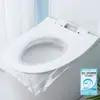 Cojín para asiento de inodoro invierno pegatina para inodoro doméstico adhesivo para asiento funda para asiento anillo de inodoro universal para las cuatro estaciones