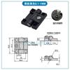 Dobradiça de plástico com amortecimento spot E6-10-301-10/20 torque ajustável parada aleatória dobradiça de torque de parada