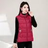 Nuevo Chaleco de Algodón Otoño Invierno Talla Grande Chaleco para Mujeres de Mediana Edad y Mayores Chaleco de Algodón Engrosado Cálido Chaleco Suelto Chaqueta Corta