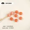 Accesorios de Flores de Resina para Ropa y Zapatos, Componentes de Joyería Hechos a Mano Coloridos de Agujero Grande, Materiales, Cadenas de Cuentas, Flores para Zapatos, Dijes para Zapatos, Dijes para Bolsas, Cuentas