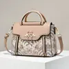 Bolso Nuevo Bordado de Color Contrastante Bolso de Mano para Mujer de Nicho Transfronterizo Versátil Bolso de Hombro Cruzado Textura Estilo Occidental Bolso Princesa Diana