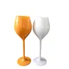 Venta Directa de Fábrica 130ml copa de vino panzona material PS copa de champán de plástico copa de plástico copa de vino