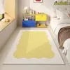 Alfombra Dopamine Estilo Coreano de Pelo Rizado con Base de Algodón, Alfombra Larga Antideslizante para Mesa de Café, Alfombrilla Refrigerante para Dormitorio, Alfombrilla de Cama al por Mayor