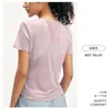 Top de Yoga de Secado Rápido Alta Elasticidad Manga Corta para Mujer Verano Transpirable Ajustado Pilates Deporte Fitness Camiseta