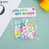 Exportação Transfronteiriça Resina Rosa Pulseira DIY Acessórios de Contas Cartão de Unha de Papel Cabeça Pulseira Acessórios de Contas Contas