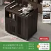 Mesa de té móvil, mesa de té pequeña, gabinete de té para el hogar con ruedas, carrito de té, mesa de té Kung Fu, tetera, juego de bandeja para juego de té integrado