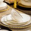 Jingdezhen Cerâmica Louça Pratos Combinação terno Presente Atacado Bone China Prato de Jantar Doméstico Caixa de Presente de Boas-vindas Pratos