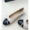 Zapatos Planos Elegantes Simples con Lazo 2026 Primavera Nuevo Estilo Suaves de Corte Bajo Slip-On Wanwan Zapatos Planos de Ballet para Mujer