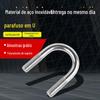 304 aço inoxidável em forma de U parafuso em forma de U braçadeira de tubo quadro de equitação parafuso em forma de U braçadeira de tubo parafuso atacado M6M8M10M12