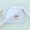 Gorro de bebé primavera y otoño 0-3 meses algodón puro otoño e invierno infantil bebé masculino y femenino bebé recién nacido gorro de bebé recién nacido rojo