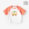 Camiseta de manga corta de verano para bebé Top de verano para niño Camiseta fina de manga corta para bebé Ropa holgada de verano para niños Ropa para niños