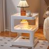 Mesa de Noche Creativa Simple Moderna Nuevo Lujo Ligero Sentido de Alta Gama Hogar Recámara Pequeña Gabinete de Almacenamiento de Noche