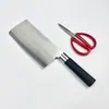 Conjunto de Facas de Cozinha de Aço Inoxidável para Uso Doméstico, Facas para Fatiar, Facas Yangjiang Padrão Damasco a Laser, Novo Estilo Chinês