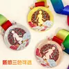 Producción de medallas de salto de cuerda, medallas de oro, plata y bronce para día deportivo escolar, placas metálicas, venta al por mayor desde la fábrica de origen, se pueden grabar