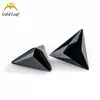 3x 3 ~ 12x 12mm 5A triángulo ángulo recto circonita de color colección Wuzhou gema artificial piedra desnuda venta al por mayor
