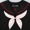 Uniforme de Estudante Academia Estilo Japonês Jk Camisa Traje de Marinheiro Acessórios Gravata Borboleta Dourada Peixe Dourado Sem Nó para Mulheres