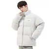 Chaqueta de plumón gruesa estilo americano para hombre, Nueva marca de moda Invierno 2026, Abrigo corto acolchado cálido a prueba de frío
