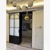 Porta de Correr de Vidro Porta Móvel Celebridade da Internet Estrutura Ultra-Estreita Divisória Liga de Alumínio Magnésio Titânio Cozinha Varanda Sala de Estar Temperado Outro